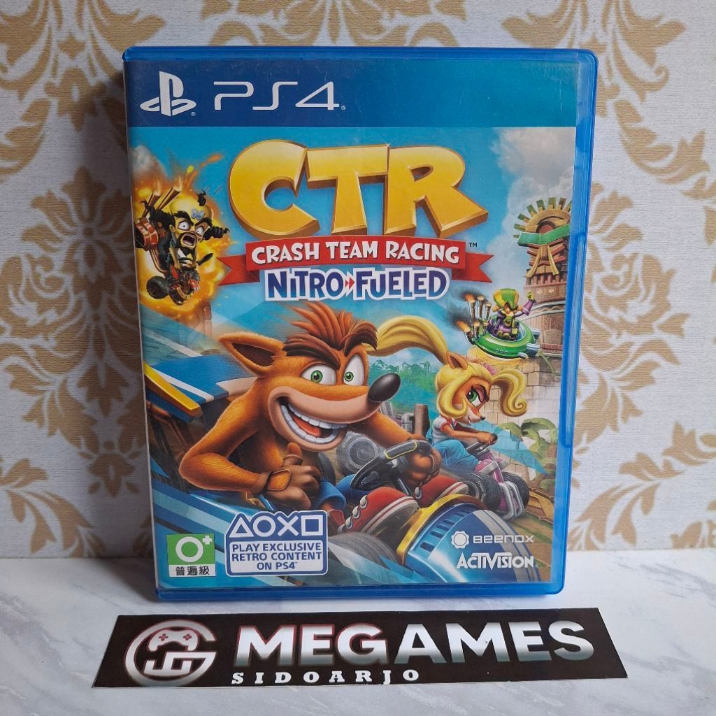 Kaset Bd Ps4 Crash Team Racing Nitro Fueled / CTR - Second/Bekas