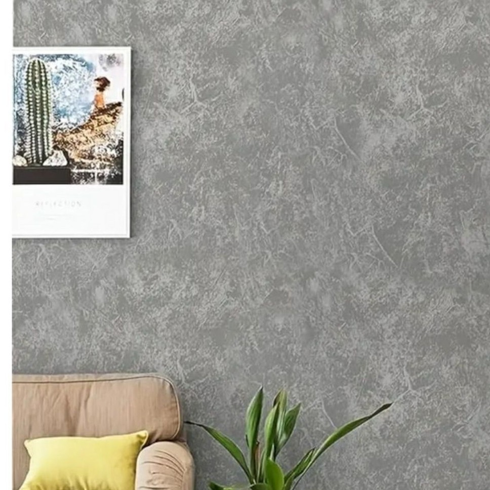 PREMIUM WALLPAPER SEMEN ABU MARMER PVC GREY/ WALLPAPER DINDING SEMEN DESAIN NATURAL ESTETIK/WALLPAPE