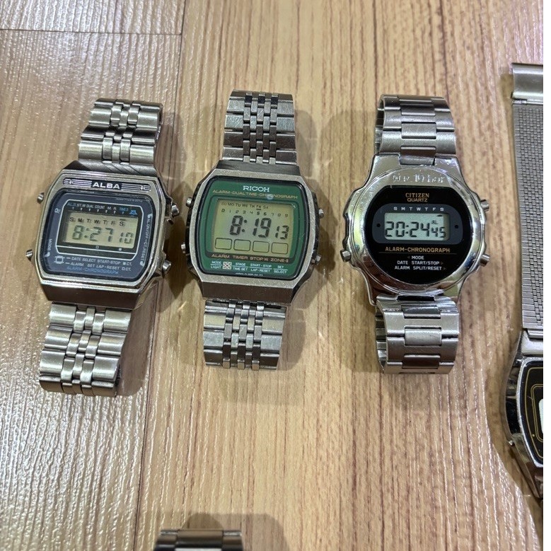 vintage digital watch alba