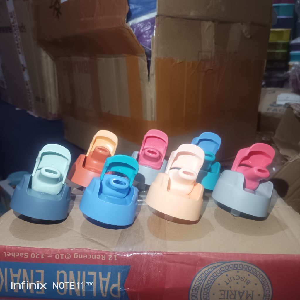 seal ECO straw Tupperware tutup bebek botol sedotan tupperware