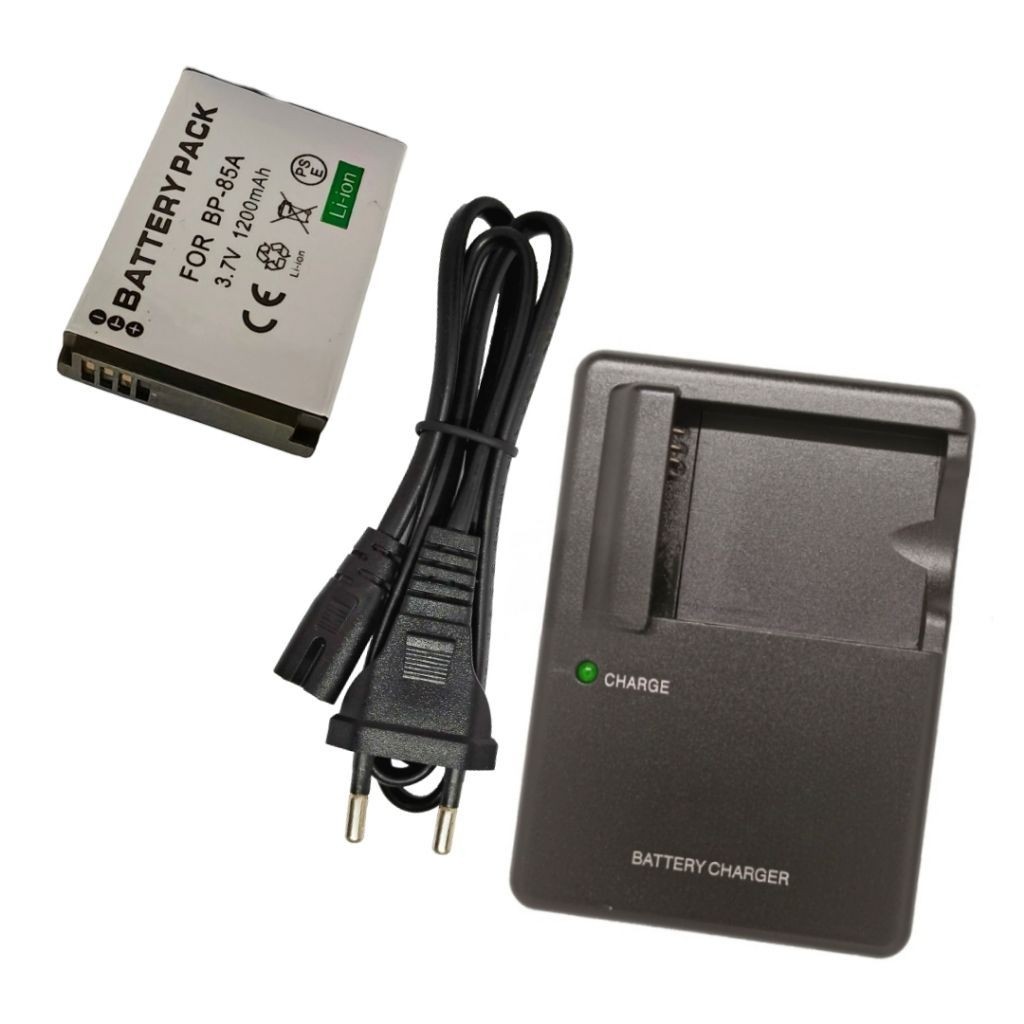 PAKET Charger & Baterai For Kamera Samsung SH100 ST201F BP85A Battre Carger ST205F PL211 ST201 ST205