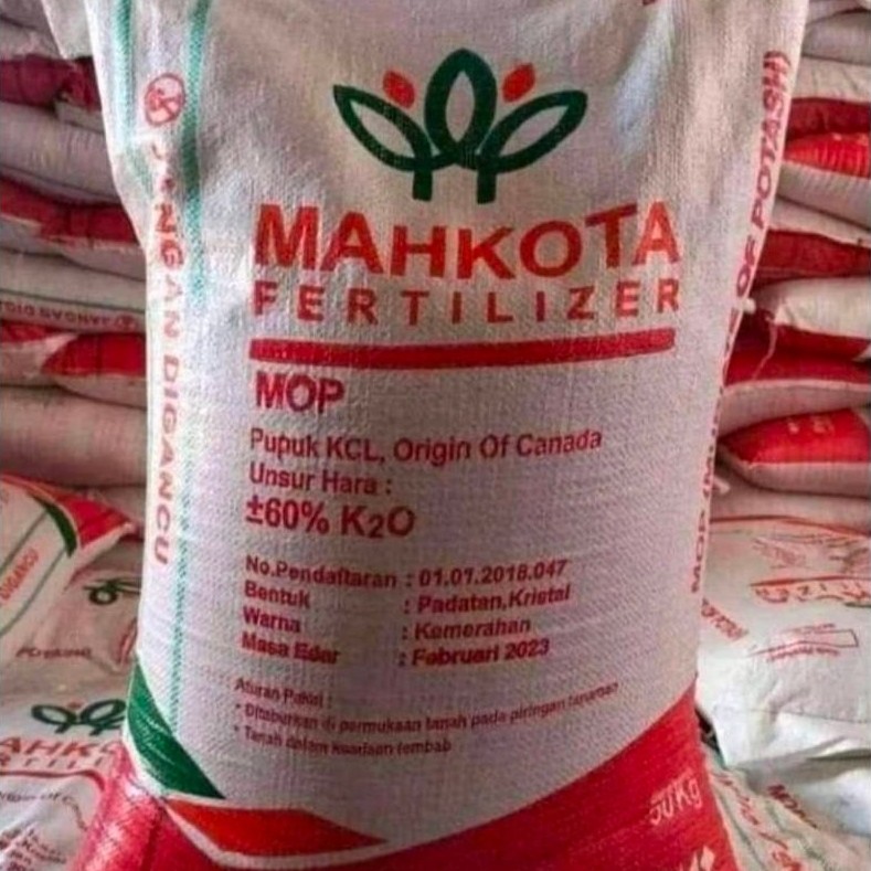 Pupuk Mahkota Fertilizer MOP 50Kg Non Subsidi