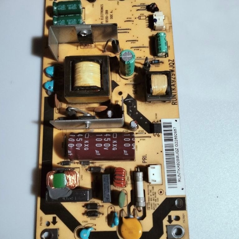 POWER SUPPLY PSU MESIN TV SHARP LC-32LE345M LC32LE345M LC-32LE345 32LE345