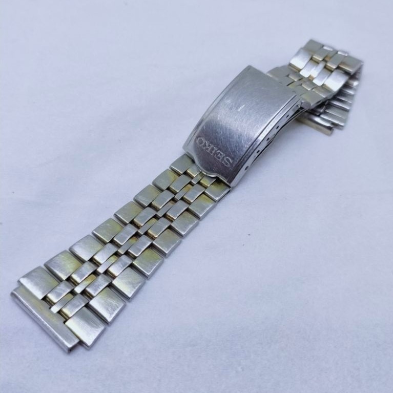 Rantai jam tangan antik seiko original 18mm japan vintage watch bracelet part arloji lawas klasik se