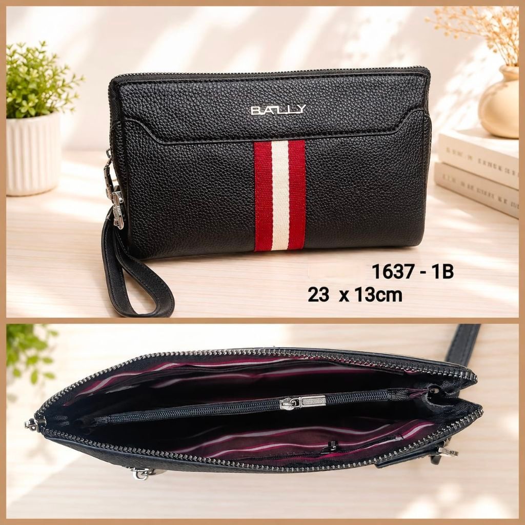 Tas bally pria handbag clutch