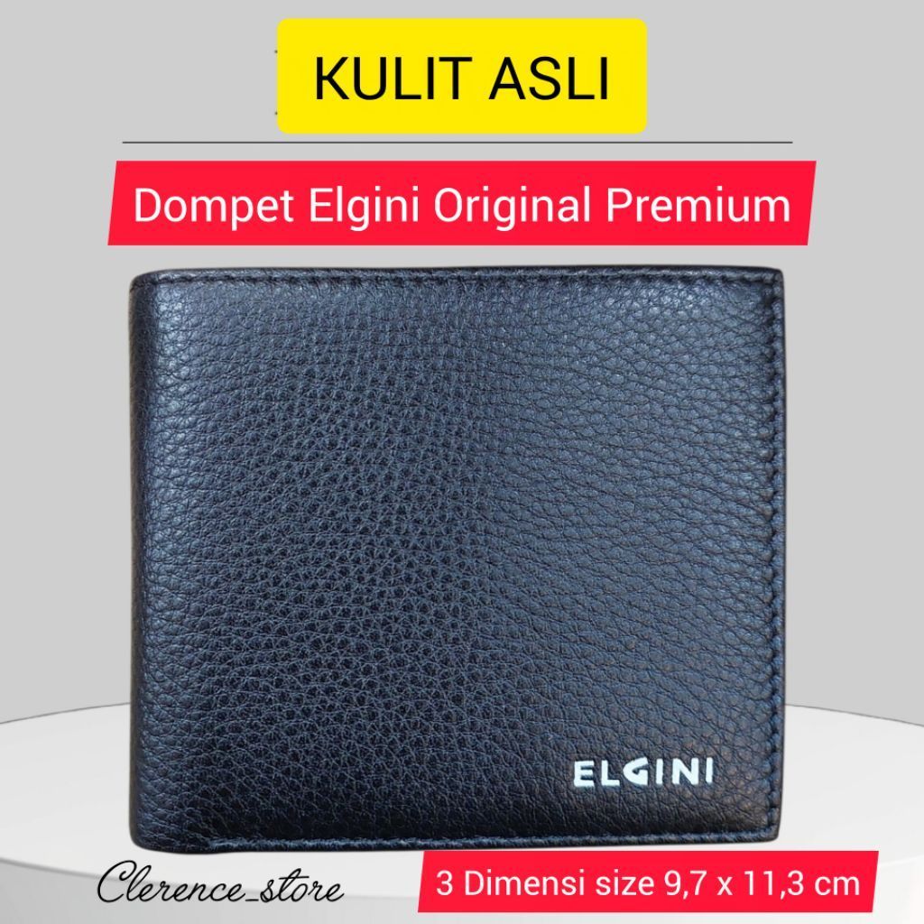 PROMO DOMPET PRIA KULIT ASLI 3 DIMENSI - DOMPET ELGINI ORIGINAL PREMIUM  020