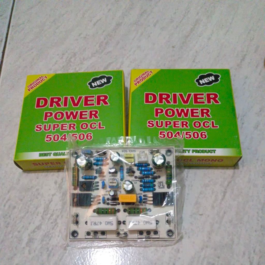 kit Driver SOCL 506  flat Bass mantap kualitas Bagus