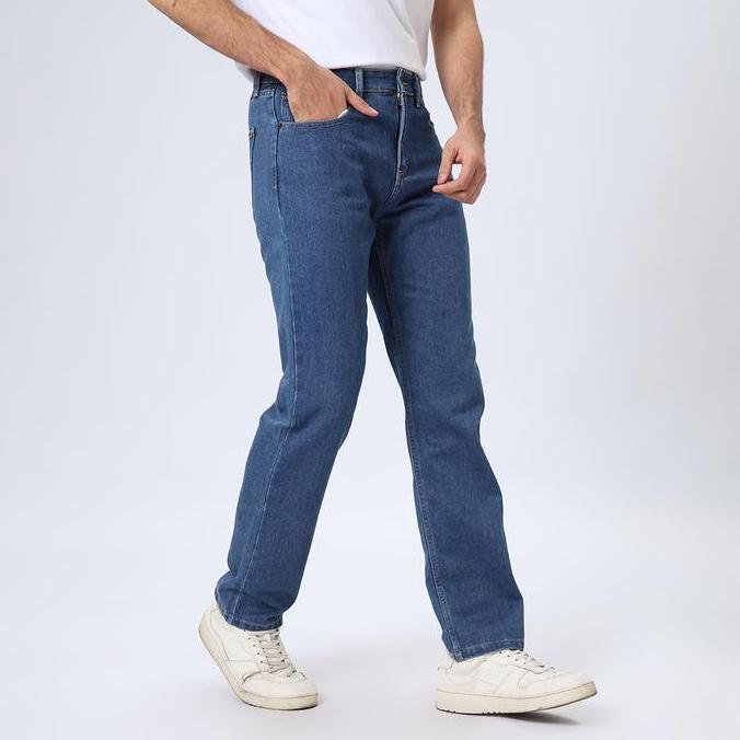 EDWIN JEANS - Celana Denim Pria Reguler Fit Jeans 801 SOFT VINTAGE INDIGO Celana Jeans Straight