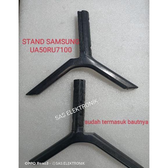 STAND KAKI PEDESTAL DUDUKAN TV LED SAMSUNG 49-50-55 UA-49NU7100 UA-50RU7100K UA-50RU7100 UA50RU7100K