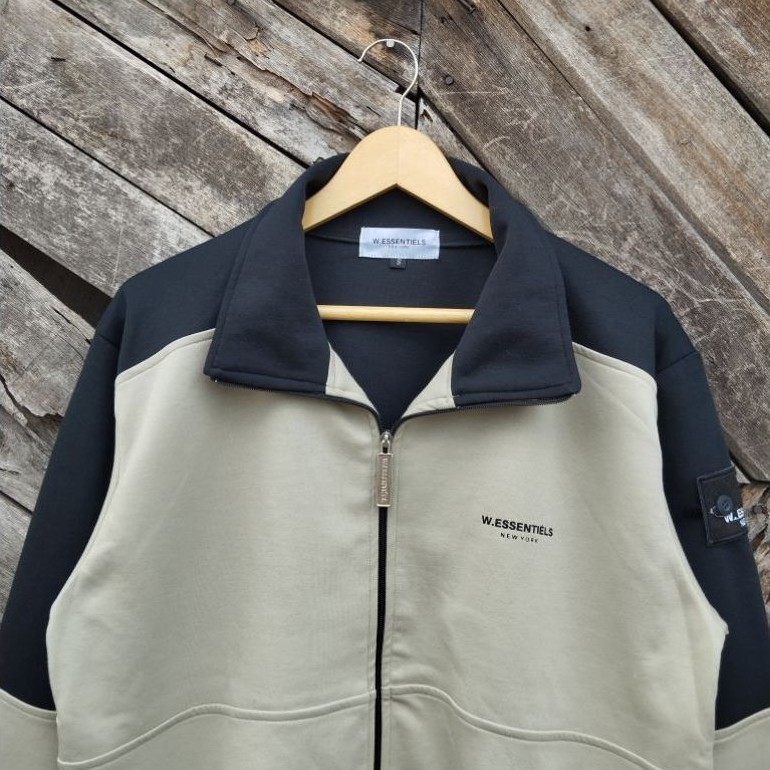 TRACK JACKET ZIPPER W.ESSENTIELS ( SIZE S )