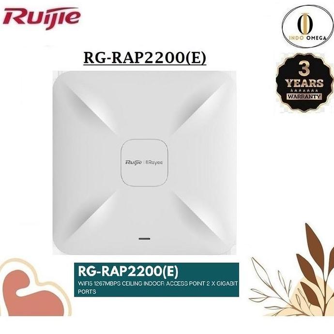 NEW RG-RAP2200E RAP2200E AC1300 Dual Band Ceiling AP RAP2200 E