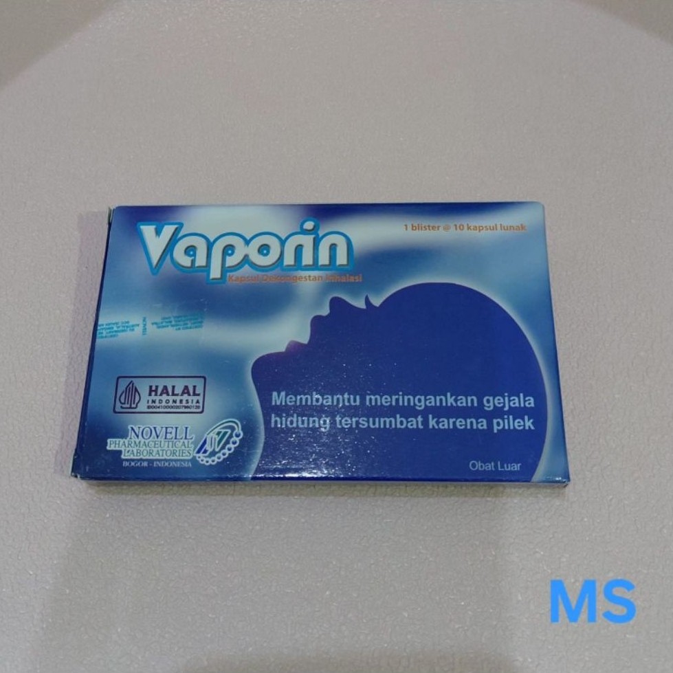 Vaporin Kapsul Dekongestan Inhalasi