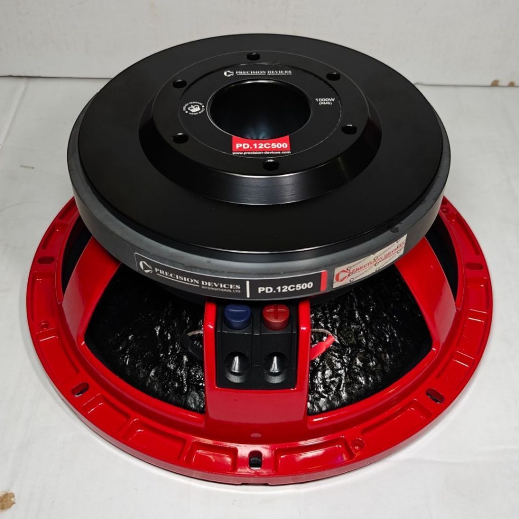 Komponen Speaker / 12 Inch / PD12C500 R / VC 4 IN / Precision Devices PD 12 C500 PD 12C500 Oren / 93