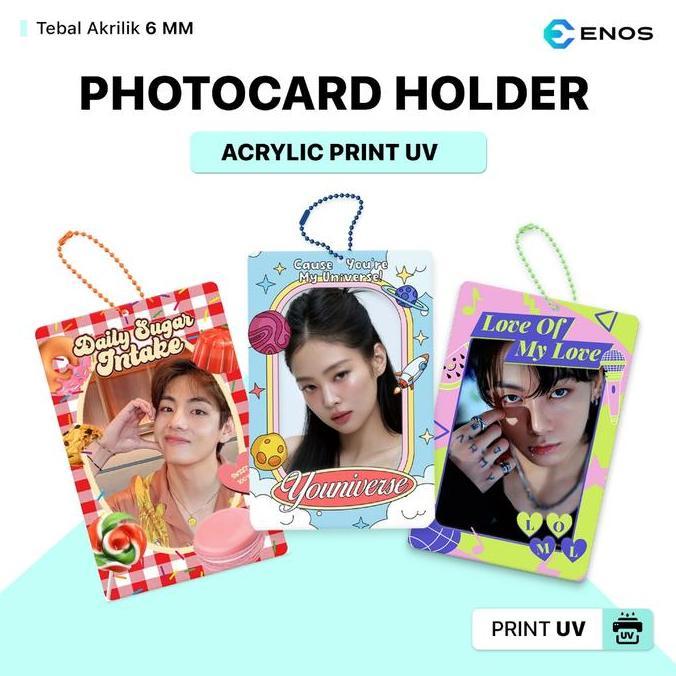 Akrilik Photocard Holder Custom / Acrylic Photocard PC Holder