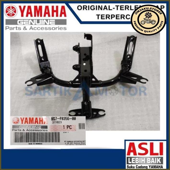STAY BREKET TAMENG DUDUKAN LAMPU DEPAN YAMAHA R25 ( BS7-F8356-00 ) TERBARU