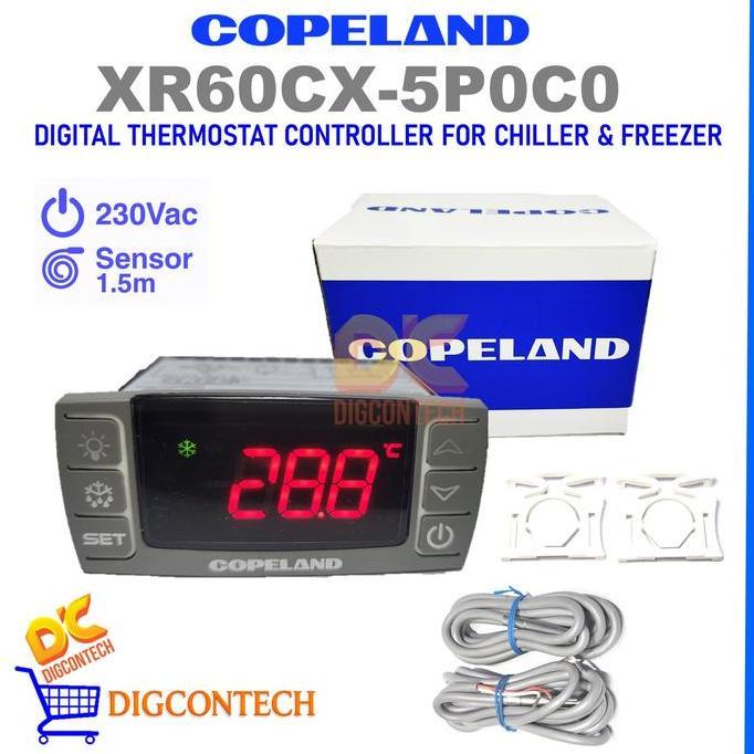 DIXELL COPELAND XR60CX DIGITAL THERMOSTAT CDC XR60CX -5P0C0 DIXE99