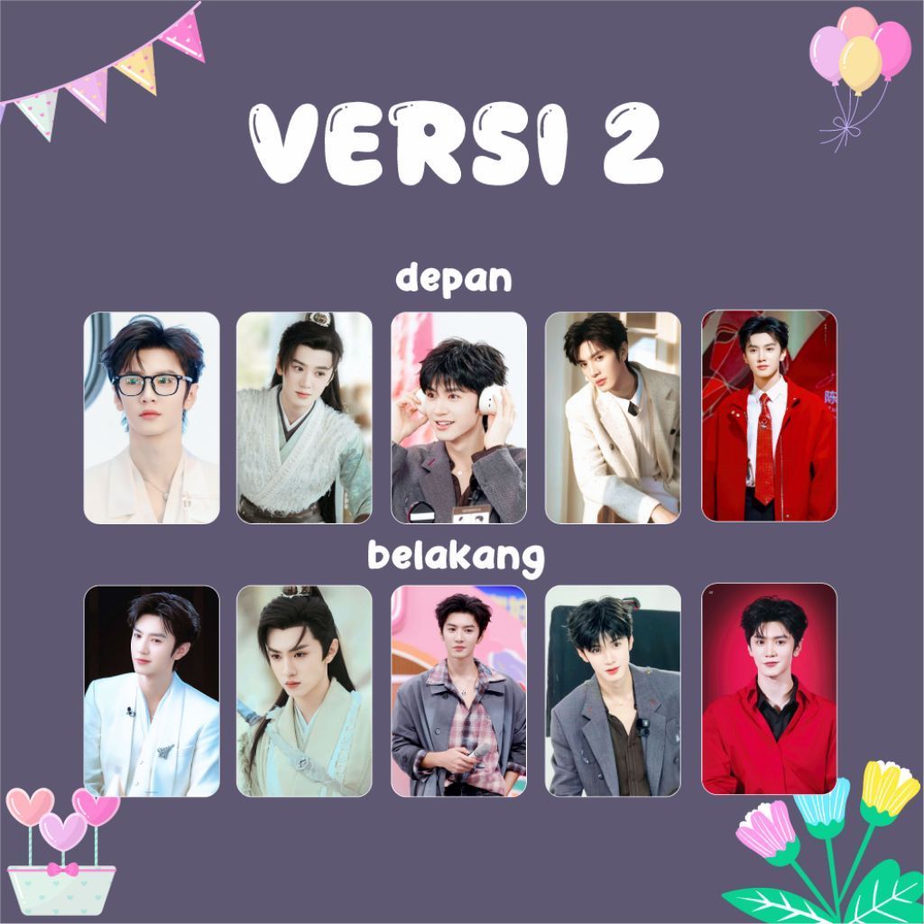 gantungan chen zhe yuan / 5 photocard + gantungan