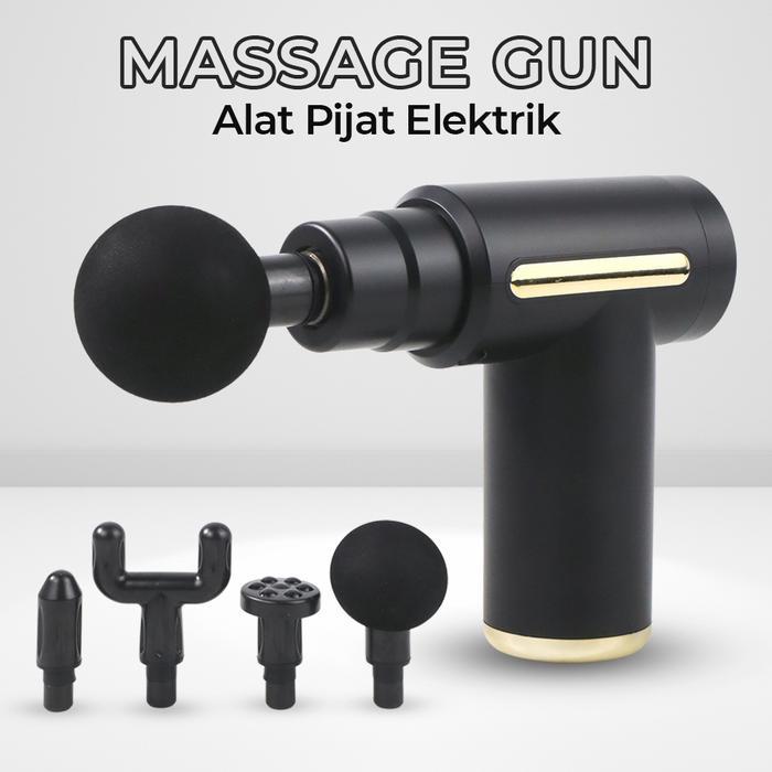 Alat Pijat Elektrik Pocket Gun Han River Portable Massage Gun - merk Lehiko