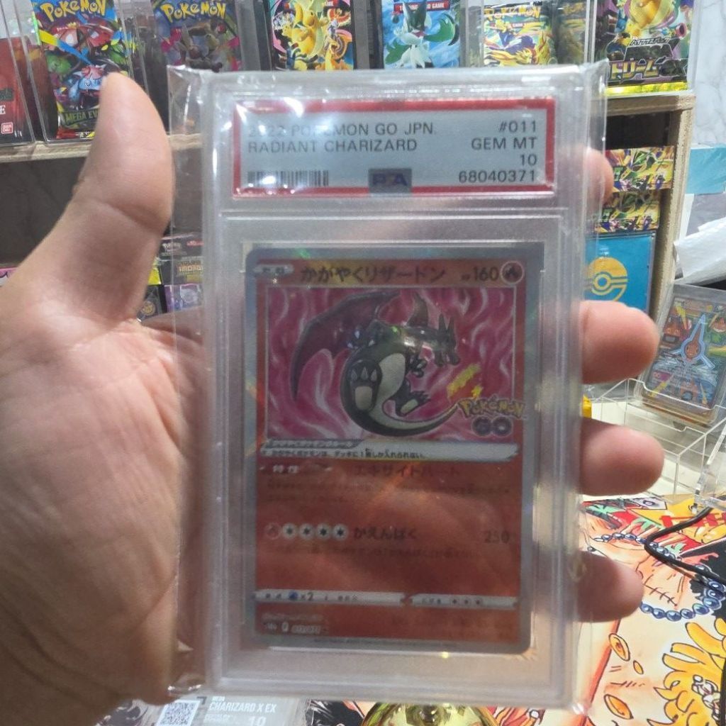 Pokemon GO jpn Radiant Charizard Slab PSA10