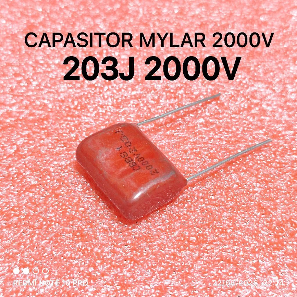 KAPASITOR MILAR 203J 2000V MYLAR 203 2000VOLT
