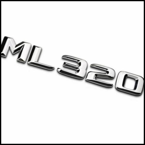 TERLARIS EMBLEM MERCEDES BENZ TULISAN ML320 EMBLEM BAGASI ML320 