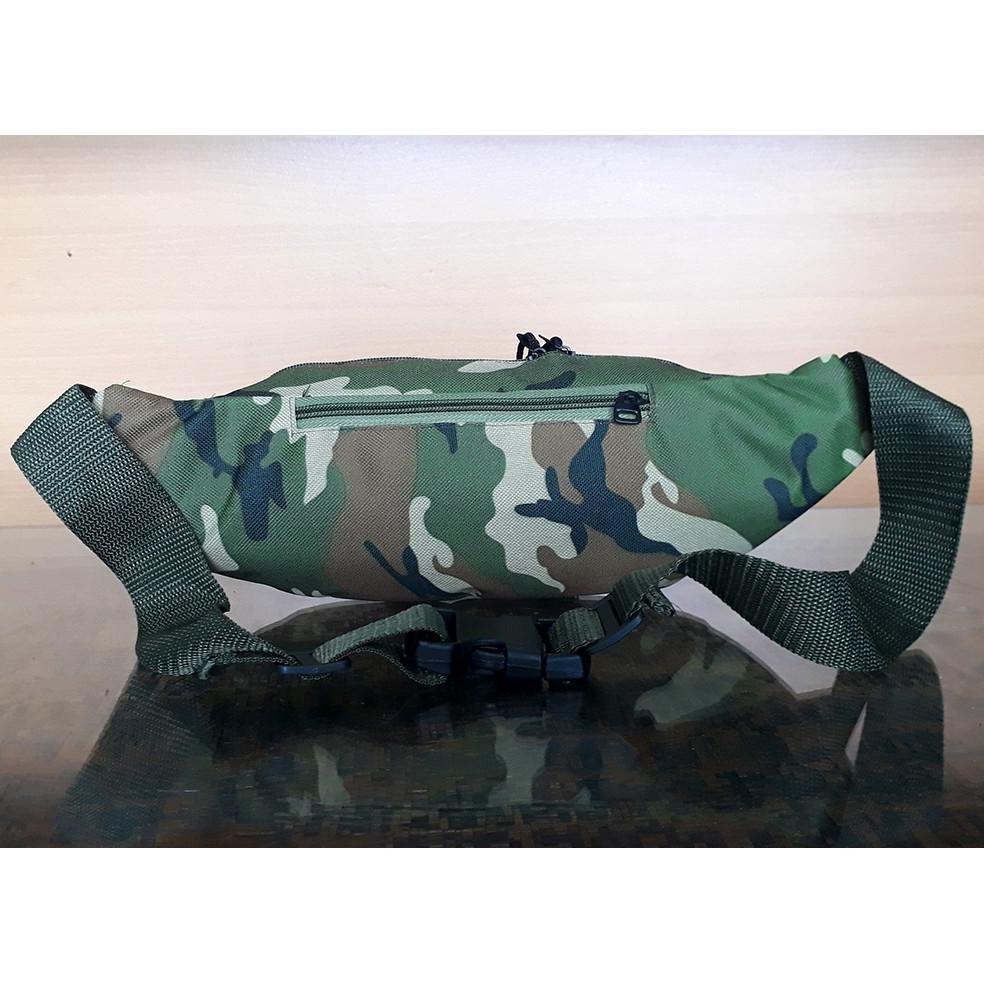 SUPER DEAL TAS PINGGANG PRIA ARMY WAISTBAG COWOK LORENG SOREN COWO TAS SELEMPANG LAKI LAKI