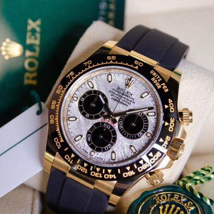 termurah [daytona]100% asli jam tangan rolex pria rolex daytona m116518ln-0076 40mm meteorite dial c