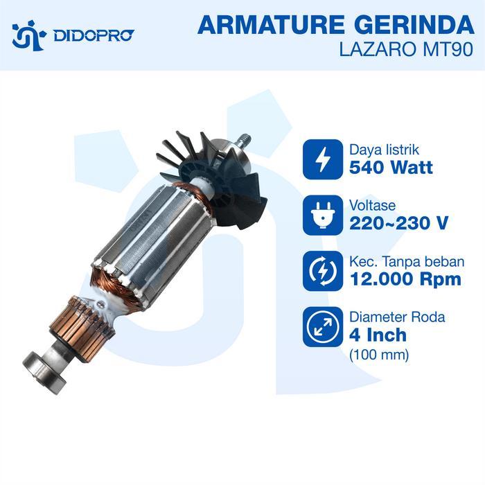 ARMATURE / ANGKER GERINDA MAKTEC MT90 / ARMATURE MT90 / ANGKER MT 90