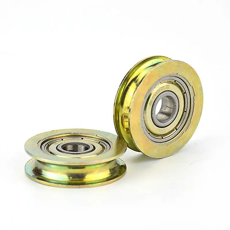 8*32*8.3mm groove, metal rust proof, U type, over wire rope guide wheel suspension wheel, 608zz bear