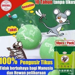 Limpar - Anti Tikus Mobil Pengusir Tikus Pil Kamper Kapur Barus 10Pcs/Pack