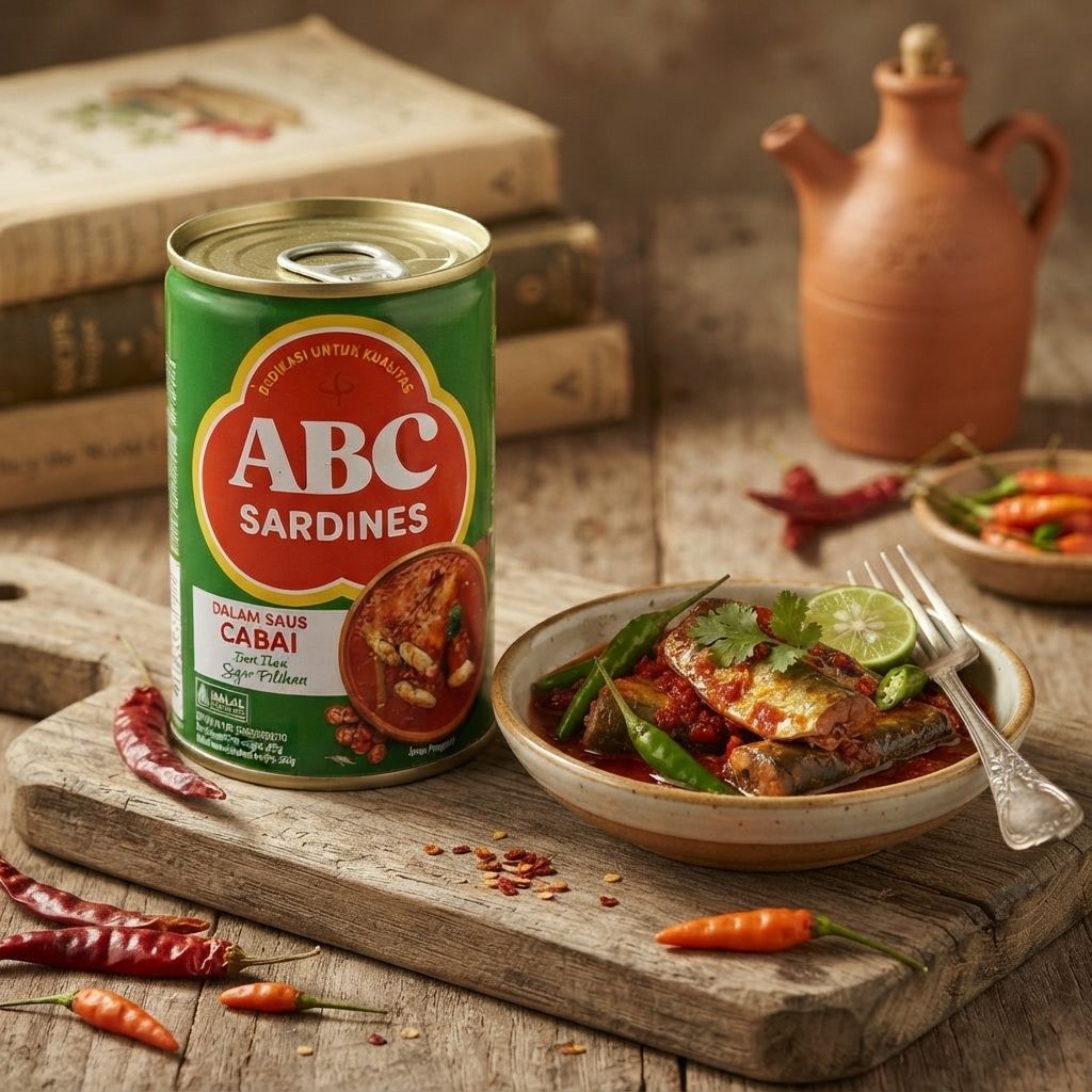 Sarden Abc kaleng - Sarden ABC - Sarden ikan , ekonomis dan enak