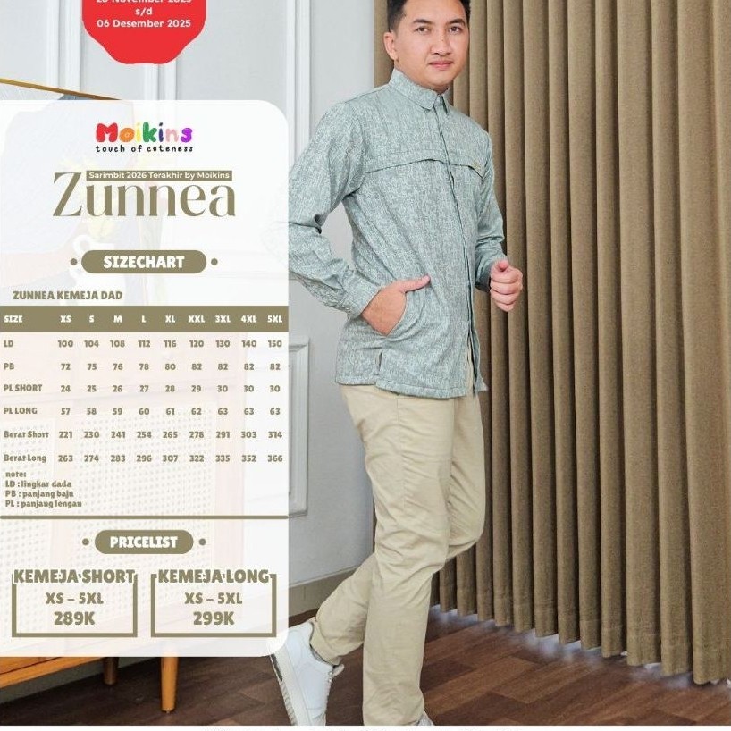 Zunnea Kemeja Dad
