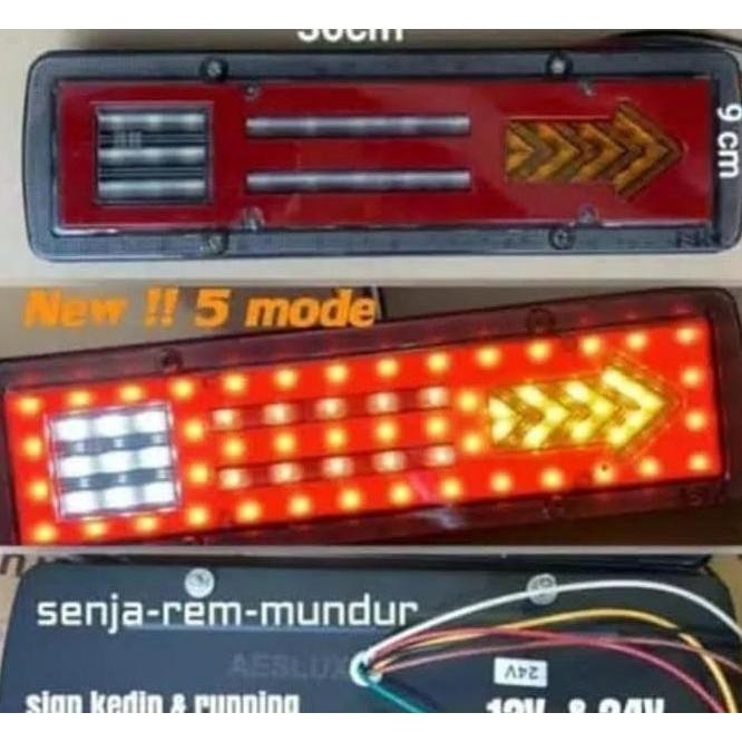 LAMPU STOP LAMP LED PARKIR SEIN RUNNING STOPLAMP TRUK CANTER PICK UP