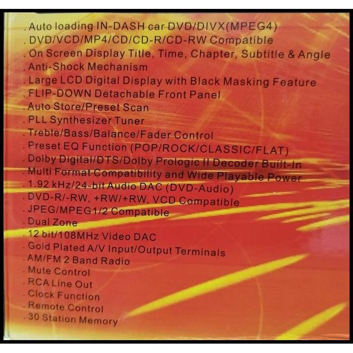 BEST DEAL CAR DVD CD VCD MP4 PLAYER - DVD MOBIL 