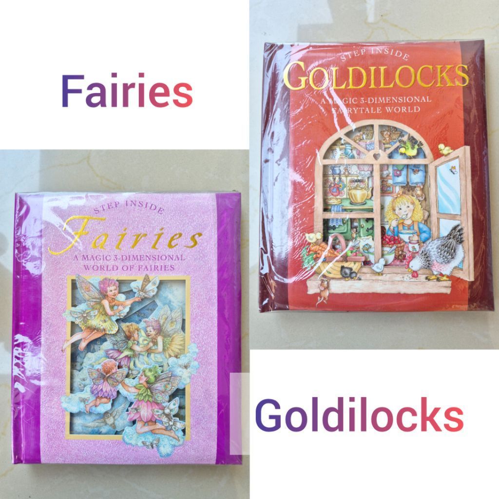 Buku Step Inside 3D Books- GOLDILOCKS / FAIRIES