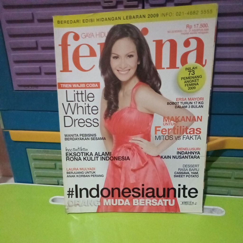 MAJALAH FEMINA NO 33 EDISI AGUSTUS 2009 (BEKAS)