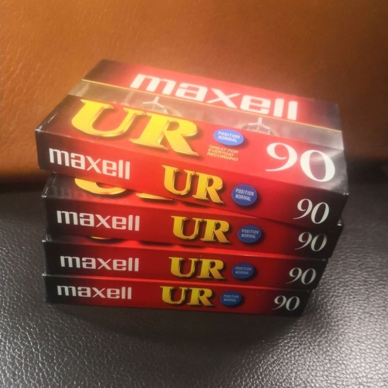 kaset Pita kosongan baru segel maxell UR 90