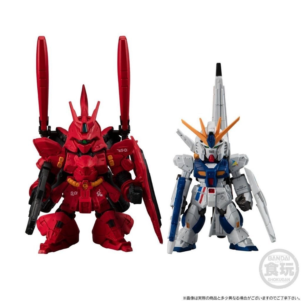 BANDAI FW GUNDAM CONVERGE CORE RX-93FF GUNDAM & MSN-04FF SAZABI SET