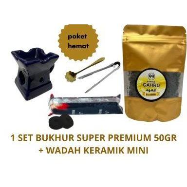 Limpar - Paket Bukhur Premium Basah 50Gr | Bukhur Gahru | Bukhur Madinah | Bukhur Kasturi | Bukhur R