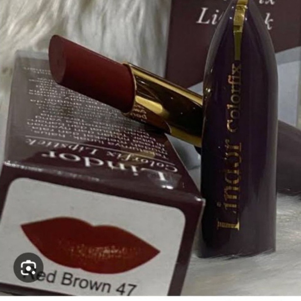 lipstik lindor no 47 red brown