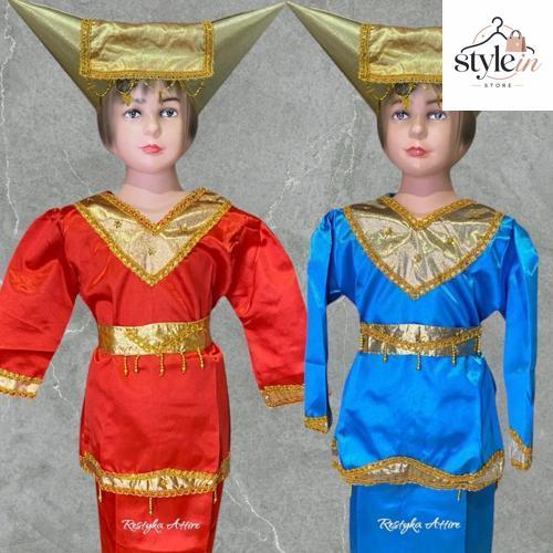 Baju Adat Padang / Baju Tari Padang Baju KARNAVAL. PLUS AKSESORIS TANDUK