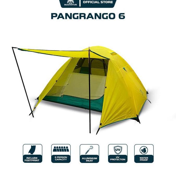 Bigadventure Pangrango Series - Tenda 6 Person Camping Gunung