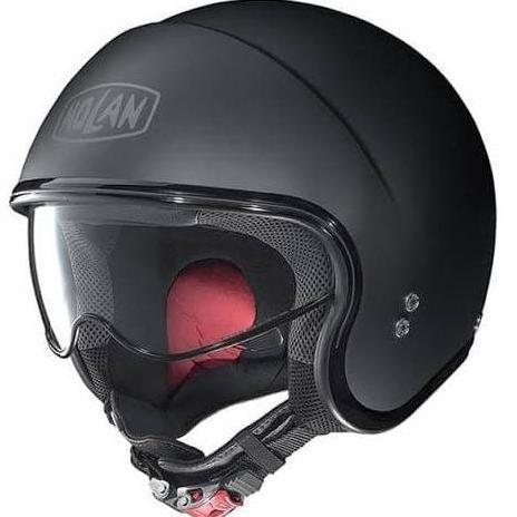 NOLAN N21 CLASSIC FLAT BLACK 10 HALF FACE