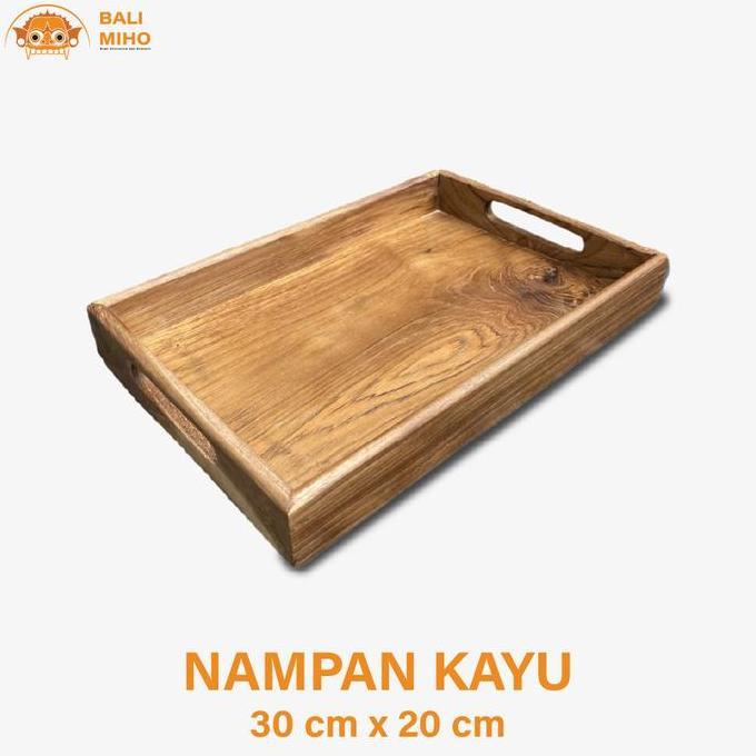 ~~~] Nampan Kayu Jati Piring Nampan Kayu Jati Wadah Kayu Jati Piring Kayu