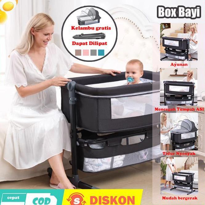 Cod Box Bayi Lipat Tempat Tidur Baby Bed Box Box Bayibox Tempat Tidur Bayi Keranjangranjang Bayi Bab