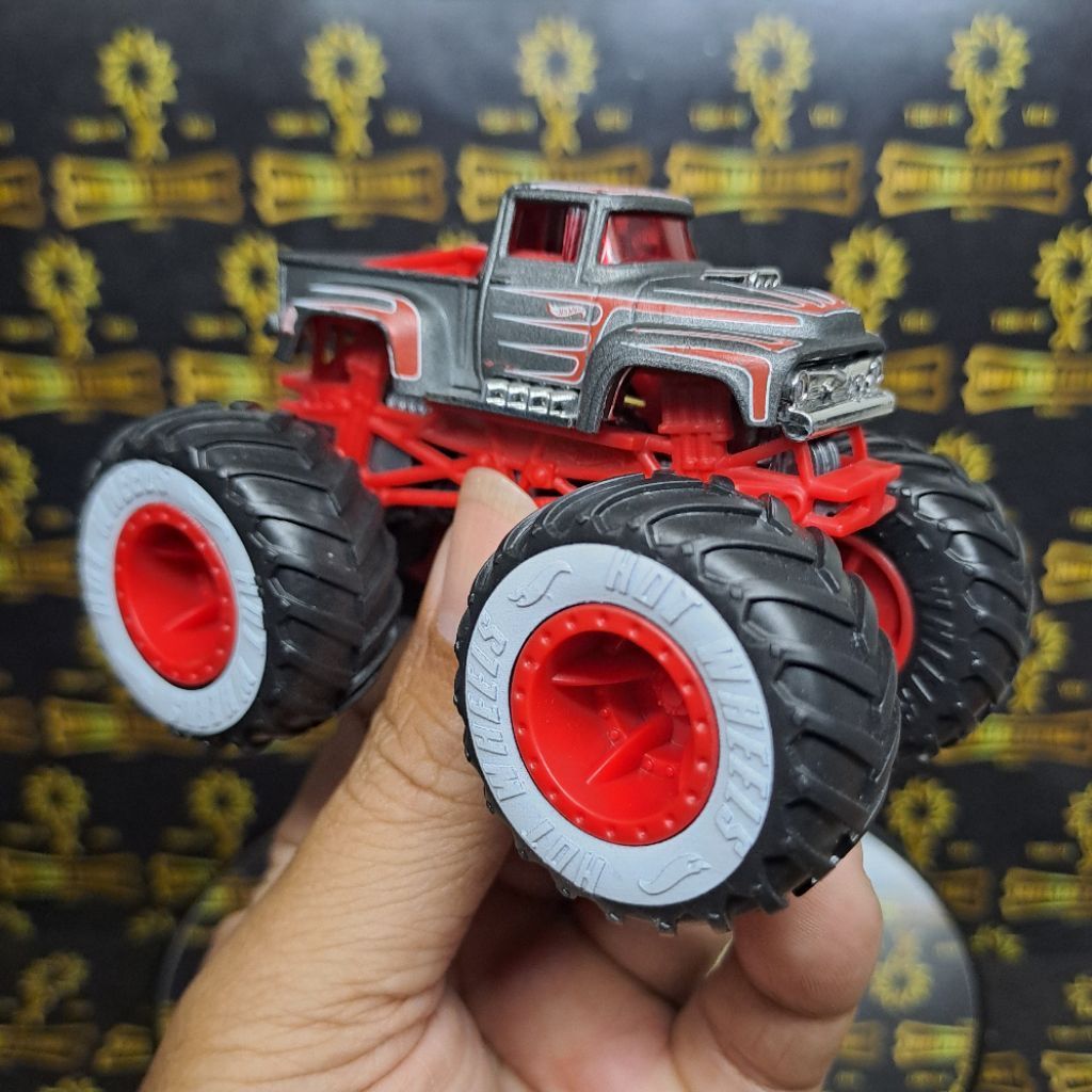 99% LOOSE HOTWHEELS MONSTER TRUCK LOOSE MONSTER TRUCK HI TAIL HAULER MERAH MONSTER JAM 1:64 MONSTER 