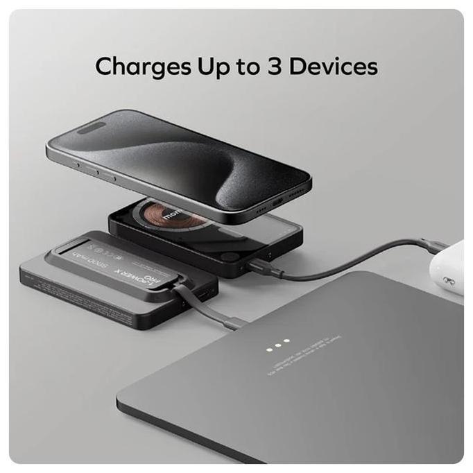 Power- Momax Powerbank Magsafe 10000Mah 5000Mah 1-Power X Pro Pd 20W Built-In Usb Type C For Iphone 