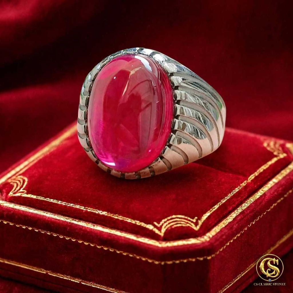 CINCIN BATU MERAH SIAM ROSE ORIGINAL
