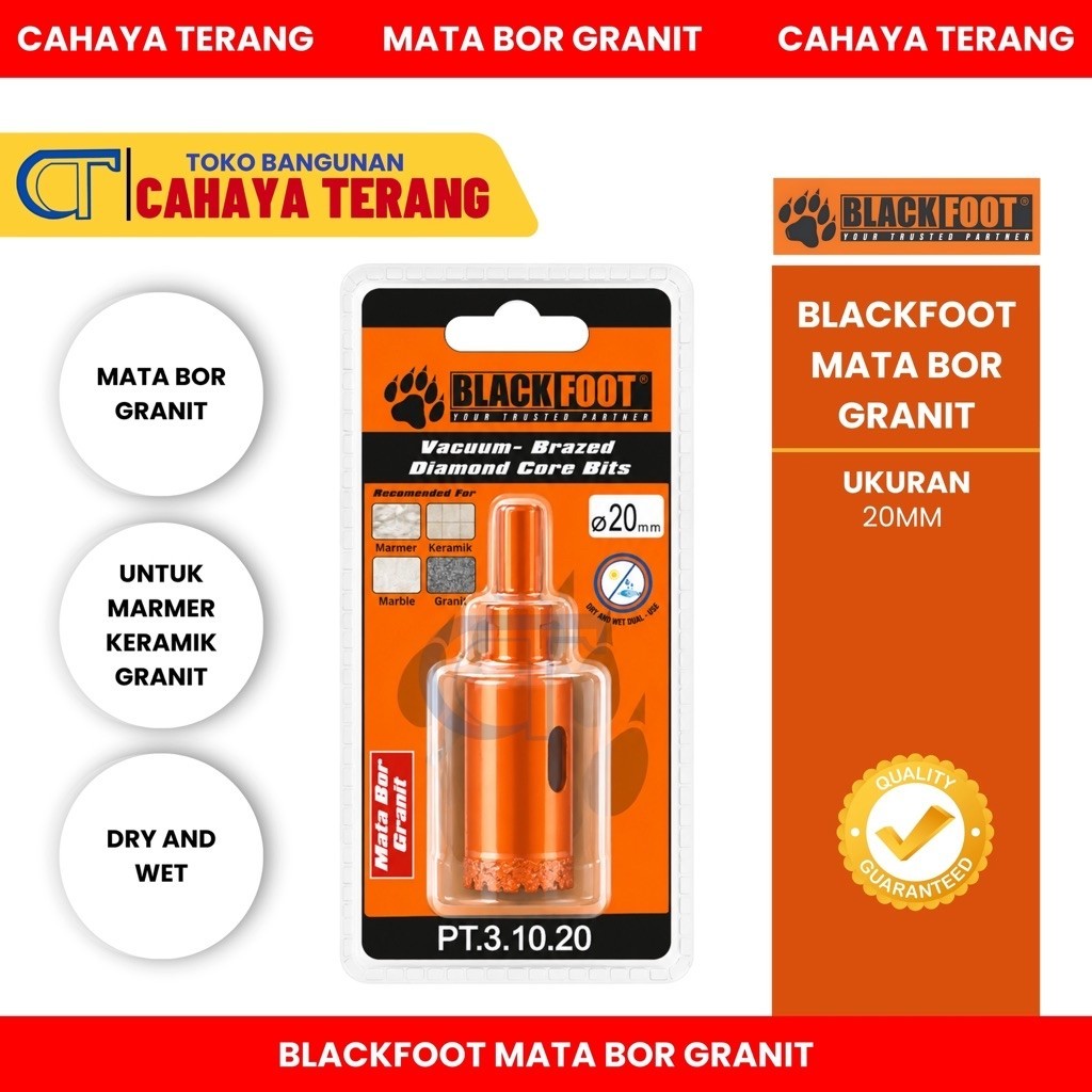 MATA BOR GRANIT KERAMIK 20MM BLACKFOOT