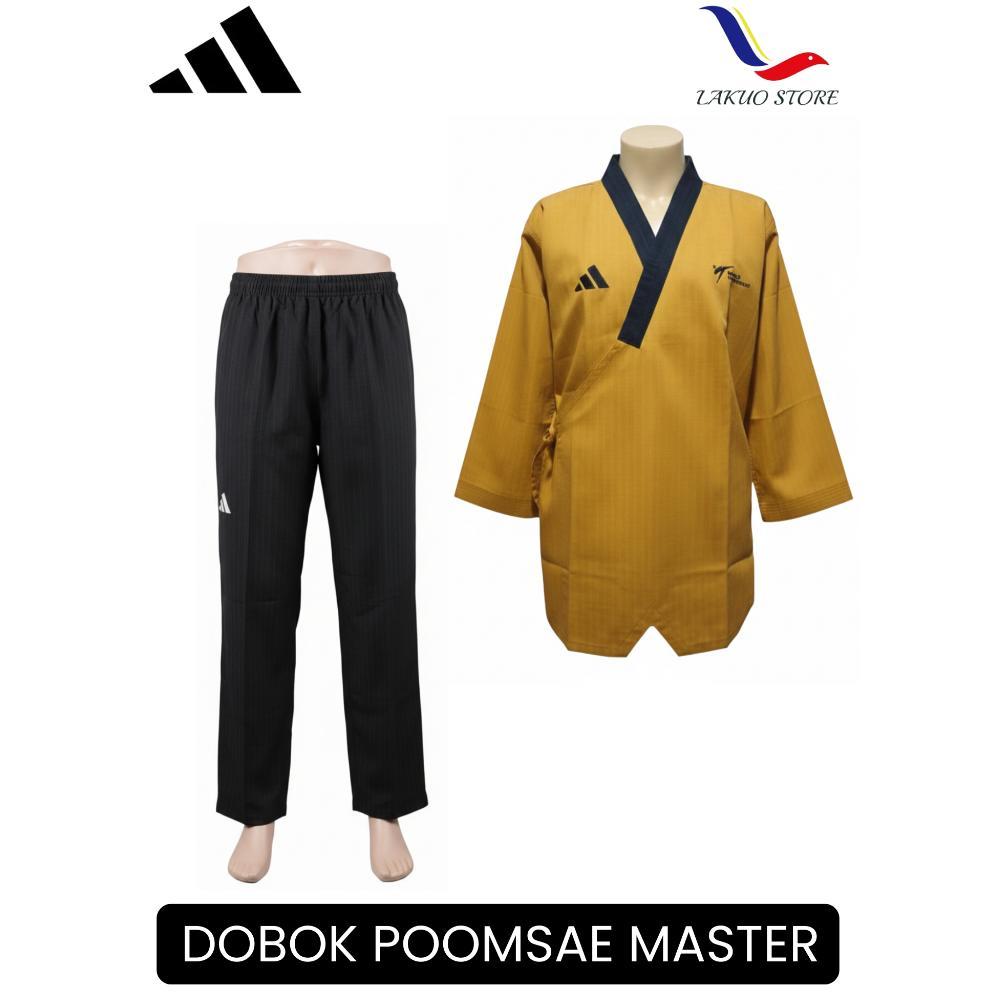 DOBOK POOMSAE MASTER  ADIDAS ORIGINAL / DOBOK MASTER ADIDAS / SERAGAM TAEKWONDO MASTER / DOBOK ADIDA